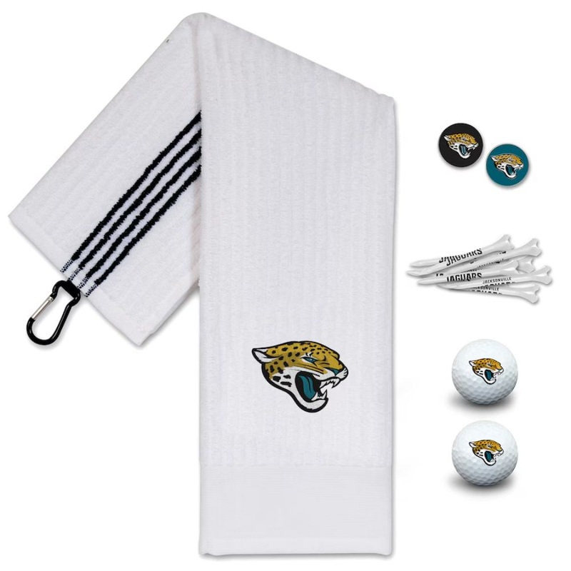 NFL Team Effort Jacksonville Jaguars Golf Gift Set