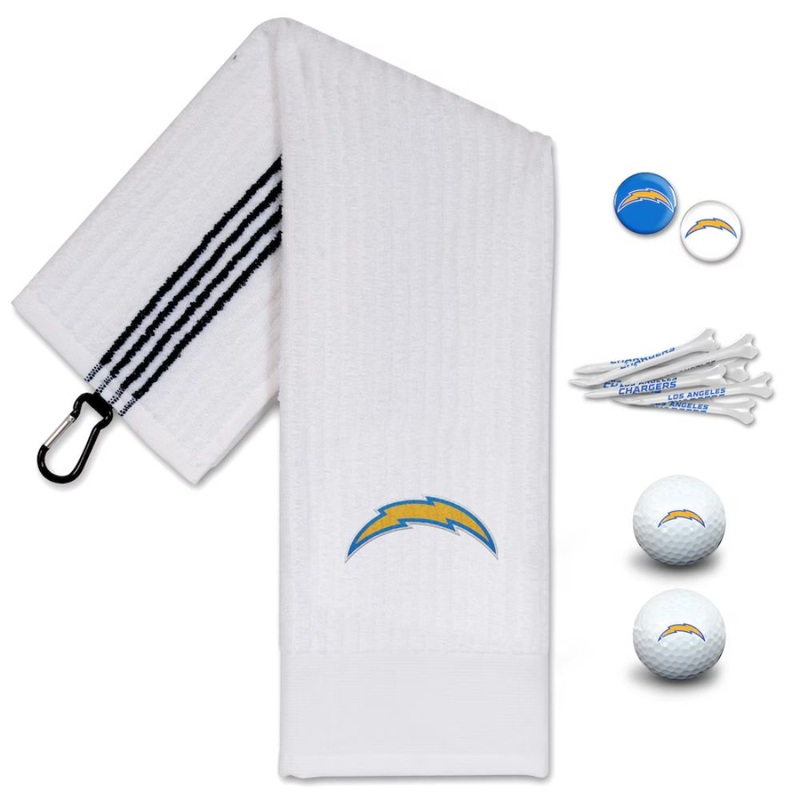 NFL Team Effort Los Angeles Chargers Golf Gift Set
