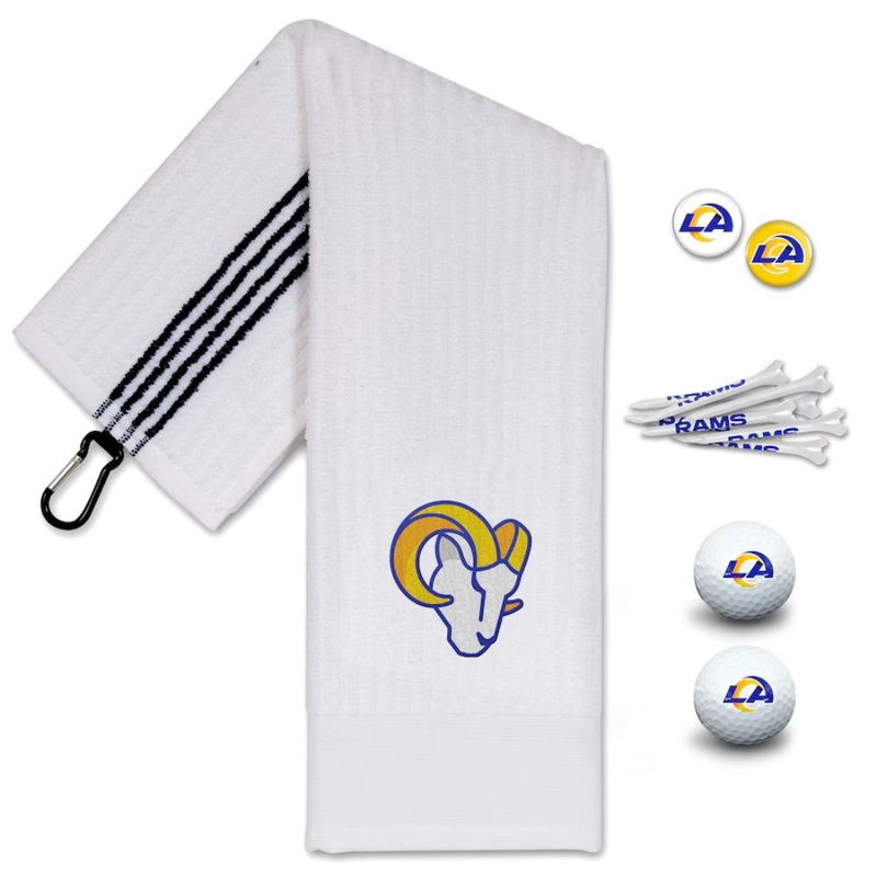 NFL Team Effort Los Angeles Rams Golf Gift Set