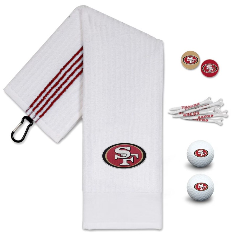 NFL Team Effort San Francisco 49ers Golf Gift Set
