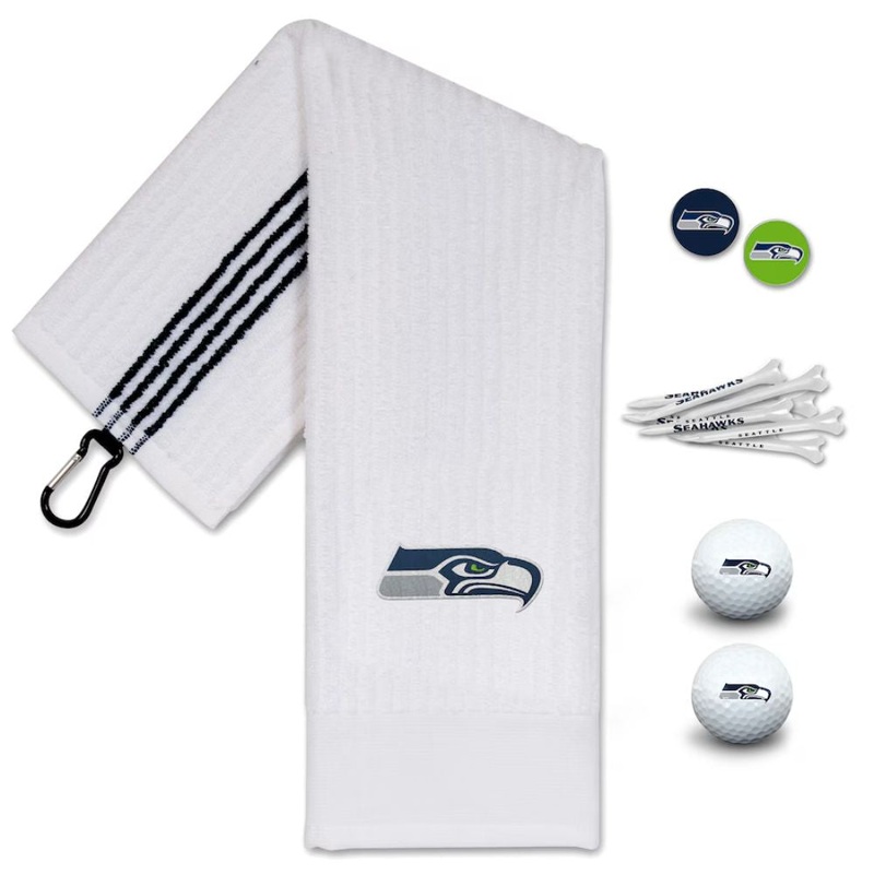 NFL Team Effort Seattle Seahawks Golf Gift Set