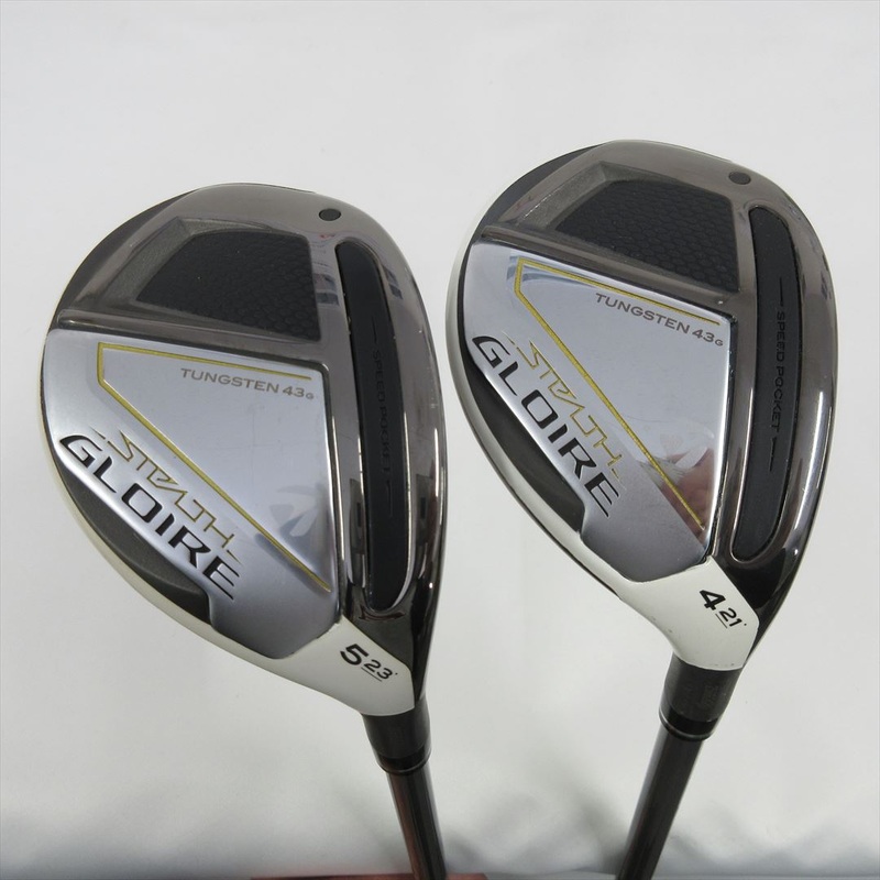 “2-Pack Golf Clubs” TaylorMade Hybrid STEALTH GLOIRE U4 & U5 StiffReg SPEEDER NX