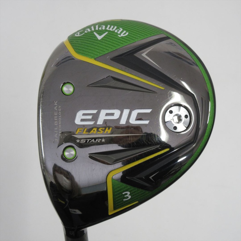 Callaway Fairway Lefty EPIC FLASH STAR 3W 15 StiffReg Speeder EVO for CW
