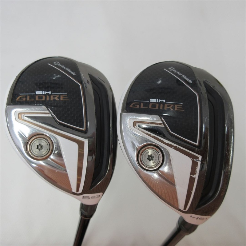 “2-Pack Golf Clubs” TaylorMade Hybrid SIM GLOIRE U4 & U5 Stiff AIR Speeder TM