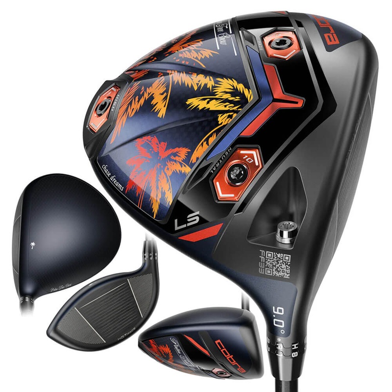 Cobra Limited Edition DS-Adapt LS Palm Tree Crew Driver 445cc – 25 Men Right – 9 True Temper HZRDUS Black 60 Graphite – Stiff