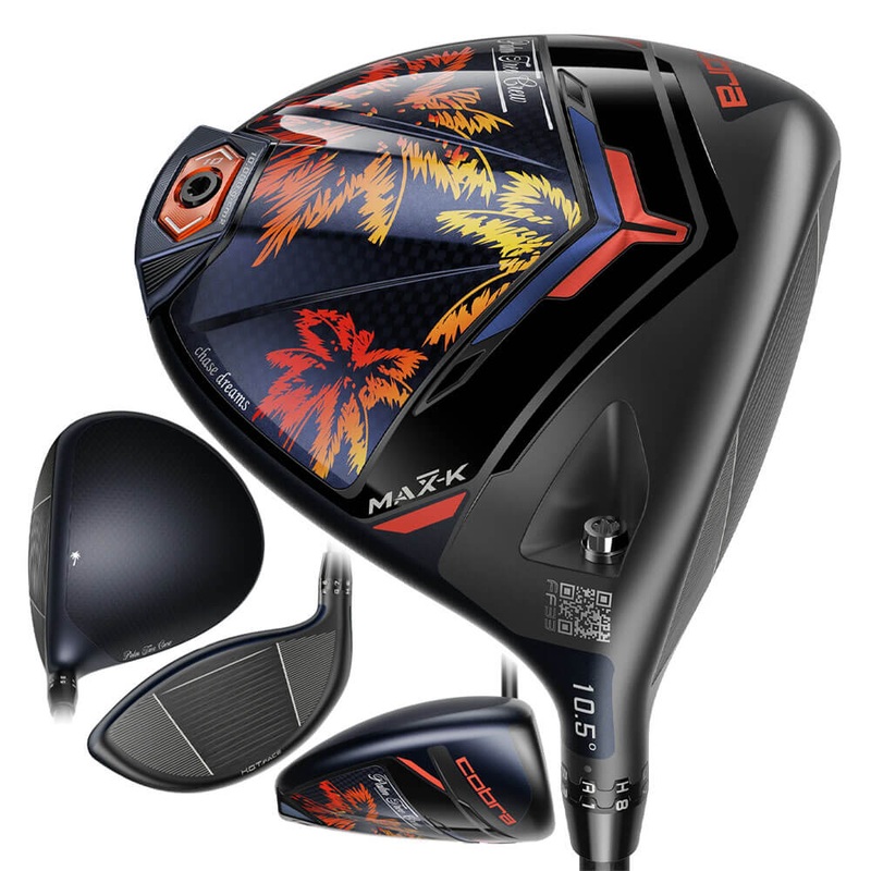 Cobra Limited Edition DS-Adapt Max-K Palm Tree Crew Driver 460cc – 25 Men Right – 10.5 True Temper HZRDUS Black 60 Graphite – Regular