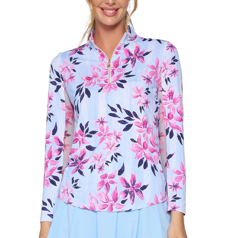G Lifestyle Q Zip Sun Protection Golf Pullover Bamboo – SS25 Women X-Small