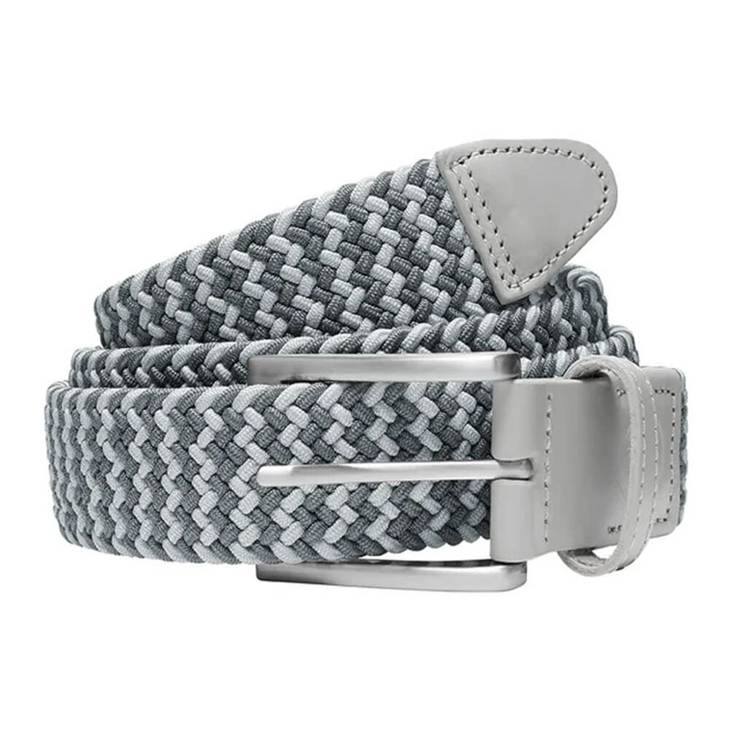 PUMA Braided Weave Golf Belt Ash Gray/Slate Sky – 25 Men Small/Medium