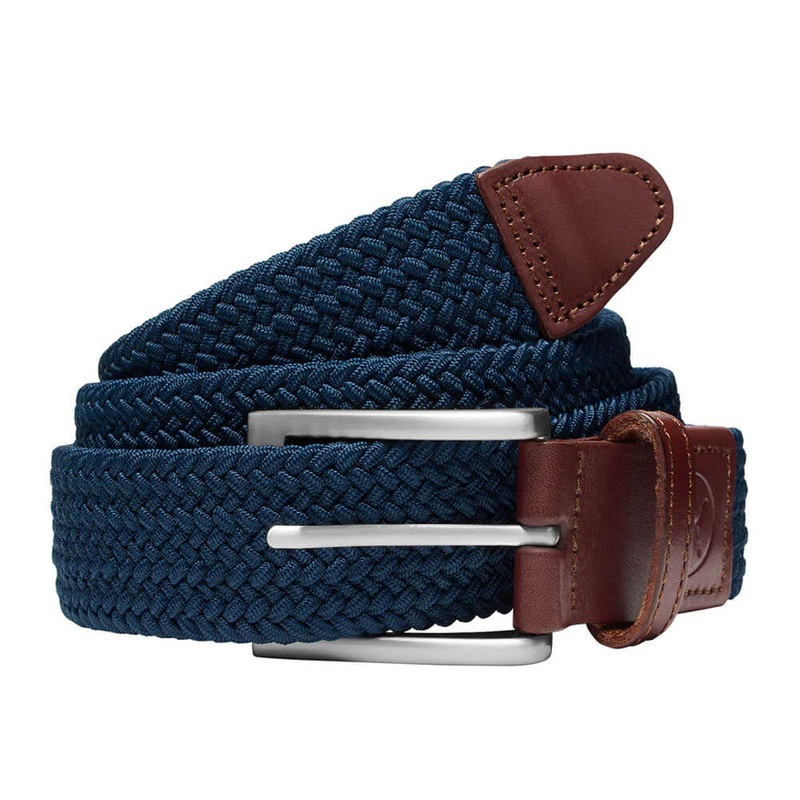 PUMA Braided Weave Golf Belt Deep Navy – 25 Men Small/Medium