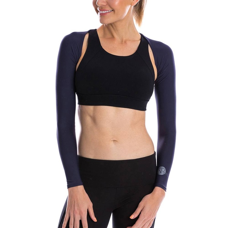 SParms Sun Protect+ UV/Sun Protection Cooling Golf Shoulder Wrap Navy – SS19 Unisex Plain Logo X-Small