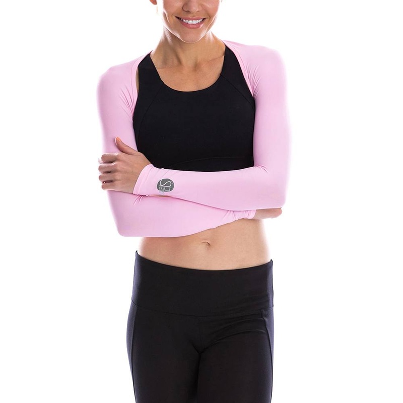 SParms Sun Protect+ UV/Sun Protection Cooling Golf Shoulder Wrap Pink – SS19 Unisex Plain Logo X-Small