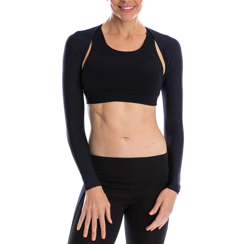 SParms Sun Protect+ UV/Sun Protection Cooling Golf Shoulder Wrap Unisex Black – SS19 Women Plain Logo X-Small