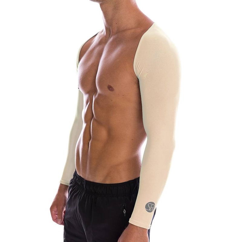 SParms Sun Protect+ UV/Sun Protection Cooling Golf Shoulder Wrap Unisex Tan – SS19 Women Plain Logo X-Small