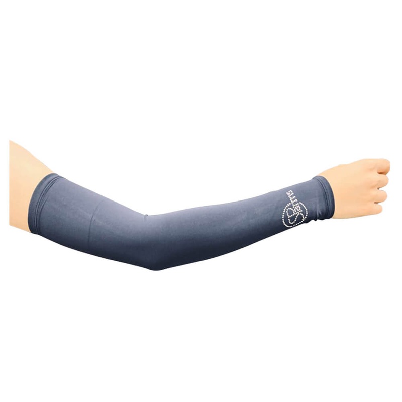 SParms Sun Protect+ UV/Sun Protection Cooling Golf Sleeves (1 Pair) Navy – SS19 Women Crystal Logo X-Small