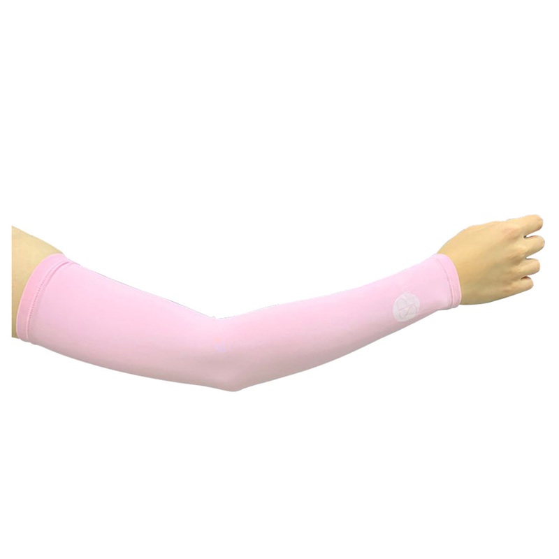 SParms Sun Protect+ UV/Sun Protection Cooling Golf Sleeves (1 Pair) Pink – SS19 Unisex Plain Logo Small