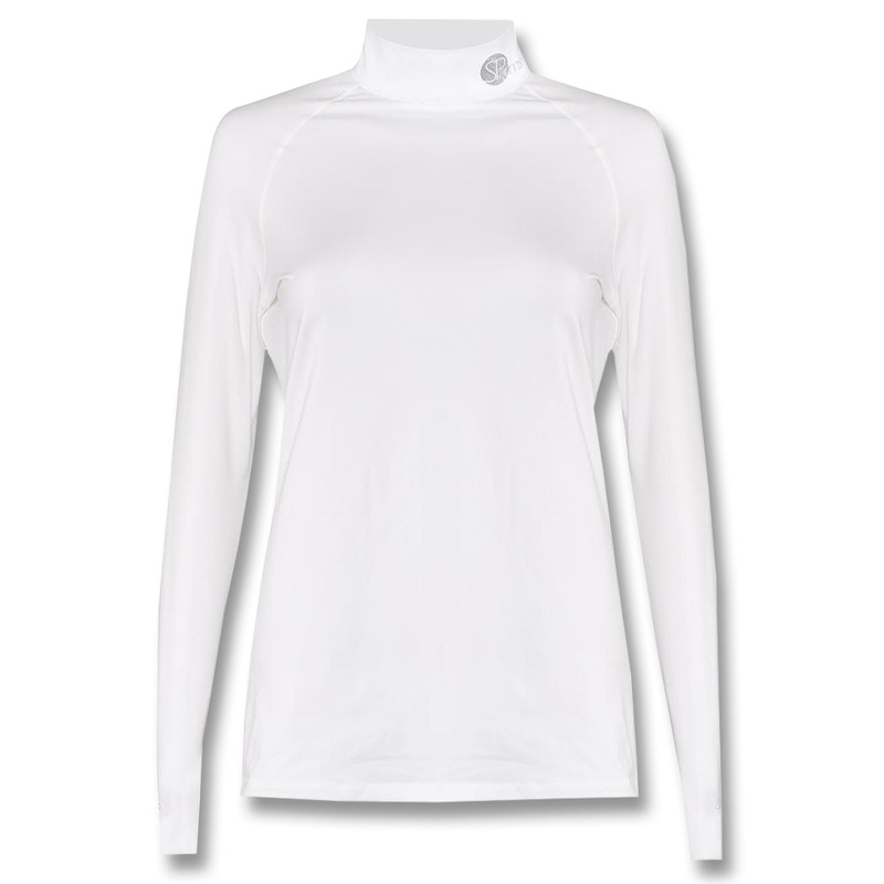 SParms Sun Protect+ Winter Full Body Warm High Neck Golf Mock White – FW20 Women Plain Logo X-Small