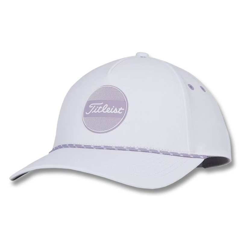 Titleist Boardwalk Rope Golf Cap White/Lavender – 23 Women One Size Fits All
