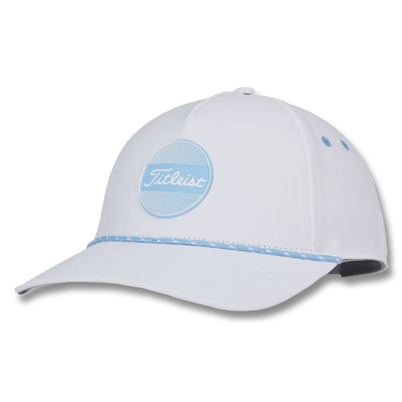 Titleist Boardwalk Rope Golf Cap White/True Blue – 23 Women One Size Fits All