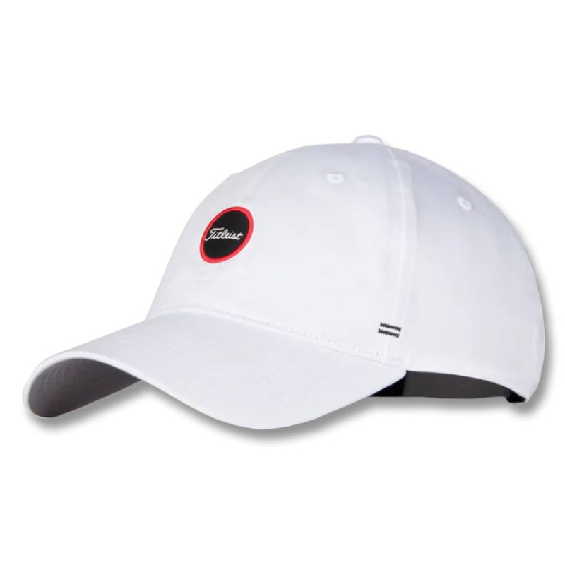 Titleist Montauk Breezer Golf Cap White/Black/Red – 23 Men One Size Fits All