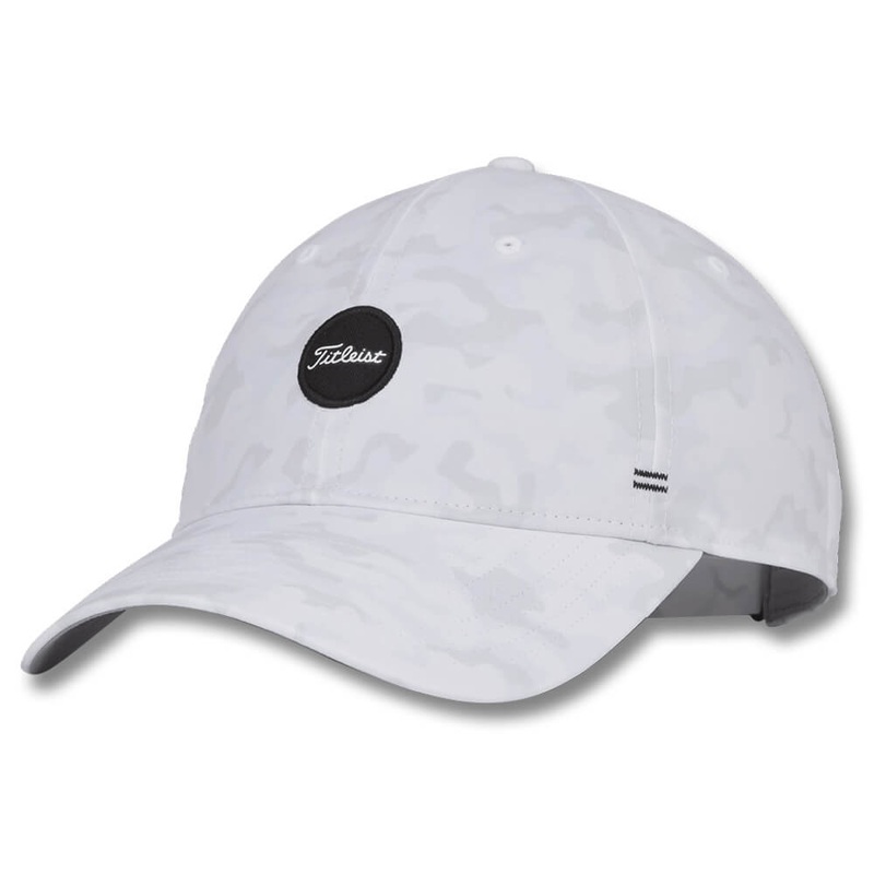Titleist Montauk Breezer Golf Cap White/Camo/Black – 23 Men One Size Fits All
