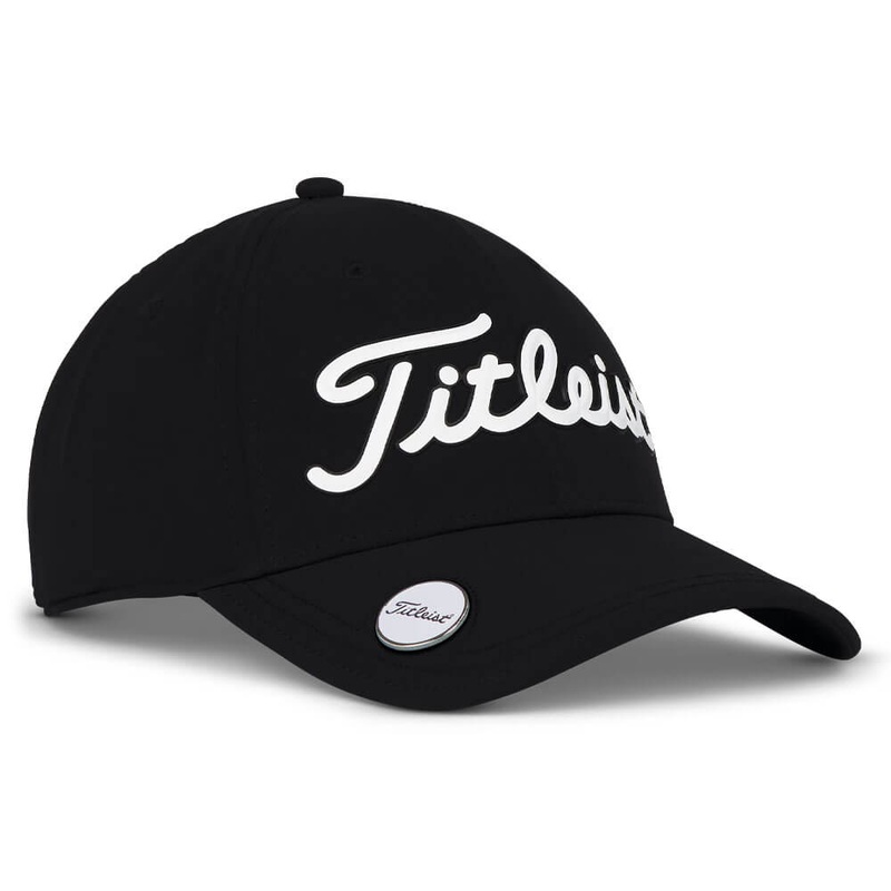 Titleist Players Ball Marker Golf Cap Black/White – 25 Men One Size Fits All