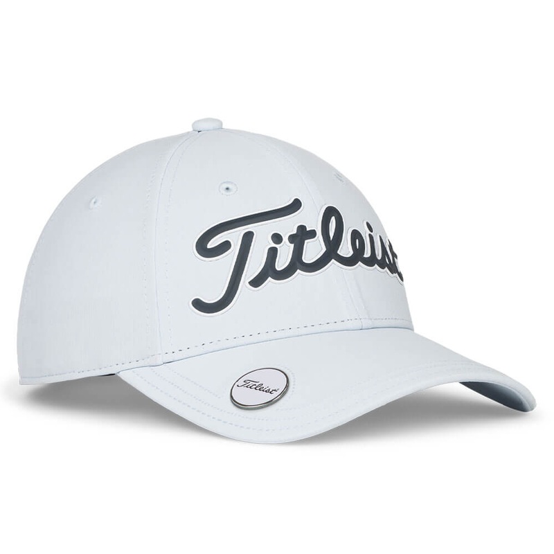 Titleist Players Performance Ball Marker Golf Cap Blue Bird/Washed Indigo/White – 25 Women One Size Fits All