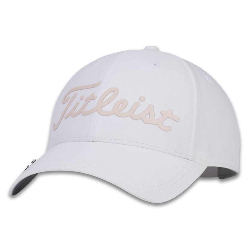 Titleist Players Performance Ball Marker Golf Cap White/Rose – 24 Women One Size Fits All