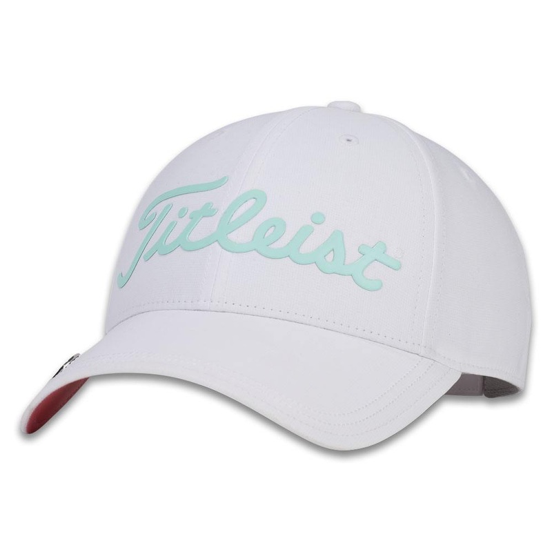 Titleist Players Performance Ball Marker Golf Cap White/Sea Glass – 24 Women One Size Fits All