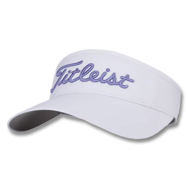 Titleist Sundrop Golf Visor White/Lavender – 23 Women One Size Fits All