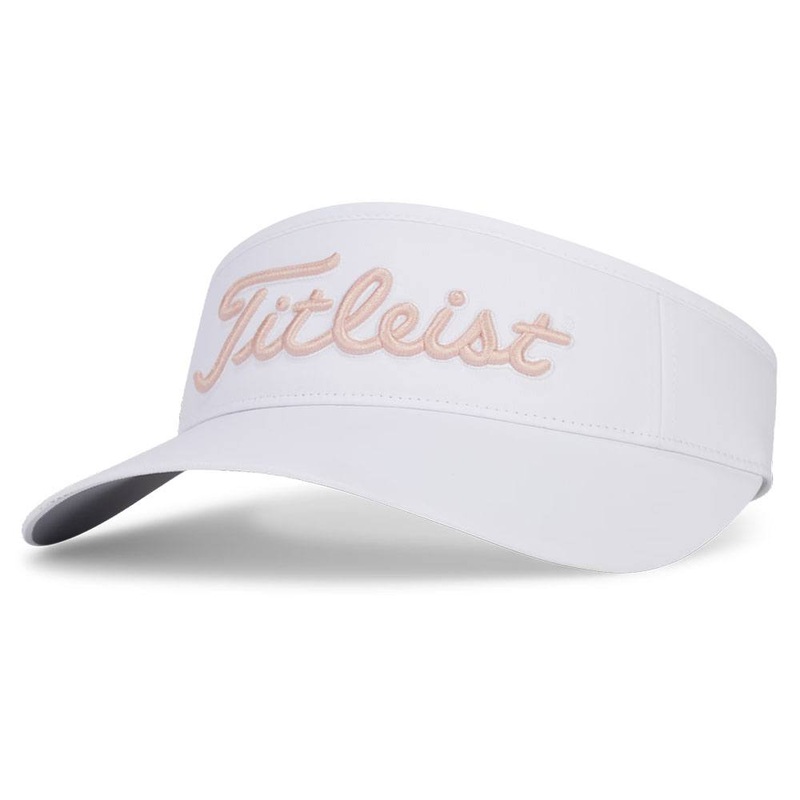 Titleist Sundrop Golf Visor White/Rose – 23 Women One Size Fits All