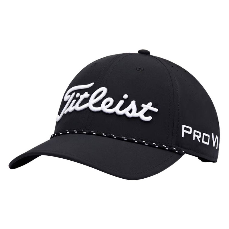 Titleist Tour Breezer Golf Cap Black/White – 23 Men One Size Fits All