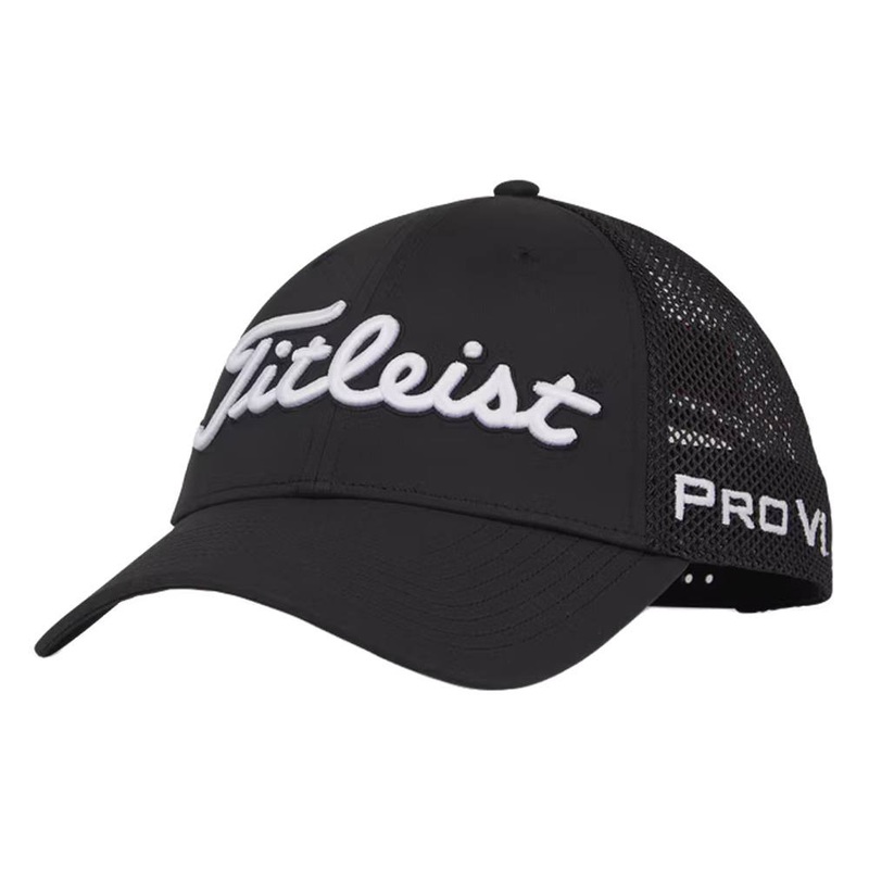 Titleist Tour Performance Mesh Golf Cap Black/White – 24 Men One Size Fits All