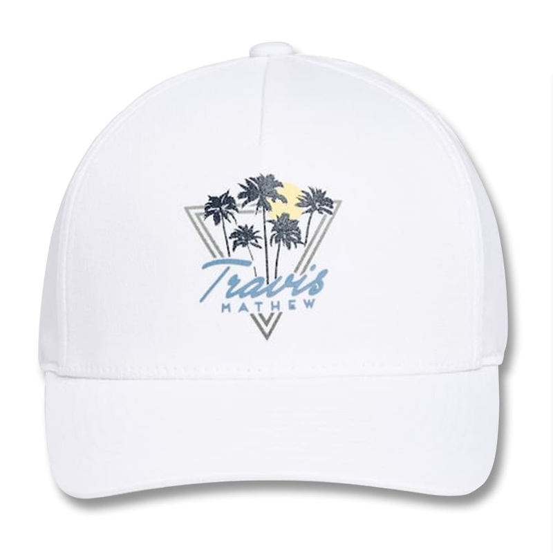 TravisMathew Dodge The Bookie Golf Cap White – FW22 Men One Size Fits All