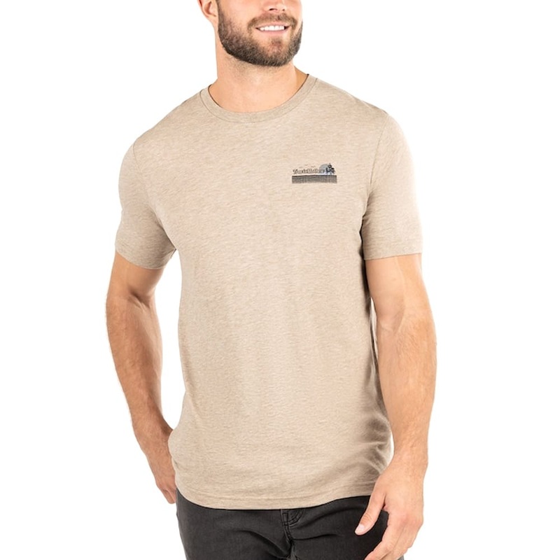TravisMathew Fish Not Found Golf T-Shirt Heather Portabella – FW22 Men Small