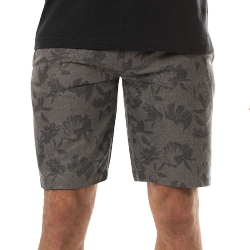 TravisMathew Inlet Golf Shorts Heather Gray Pinstripe – SS22 Men 30