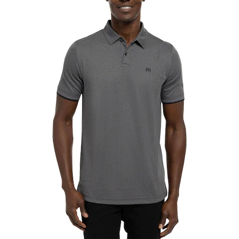 TravisMathew Light Valley Golf Polo Heather Dark Gray – FW22 Men Small