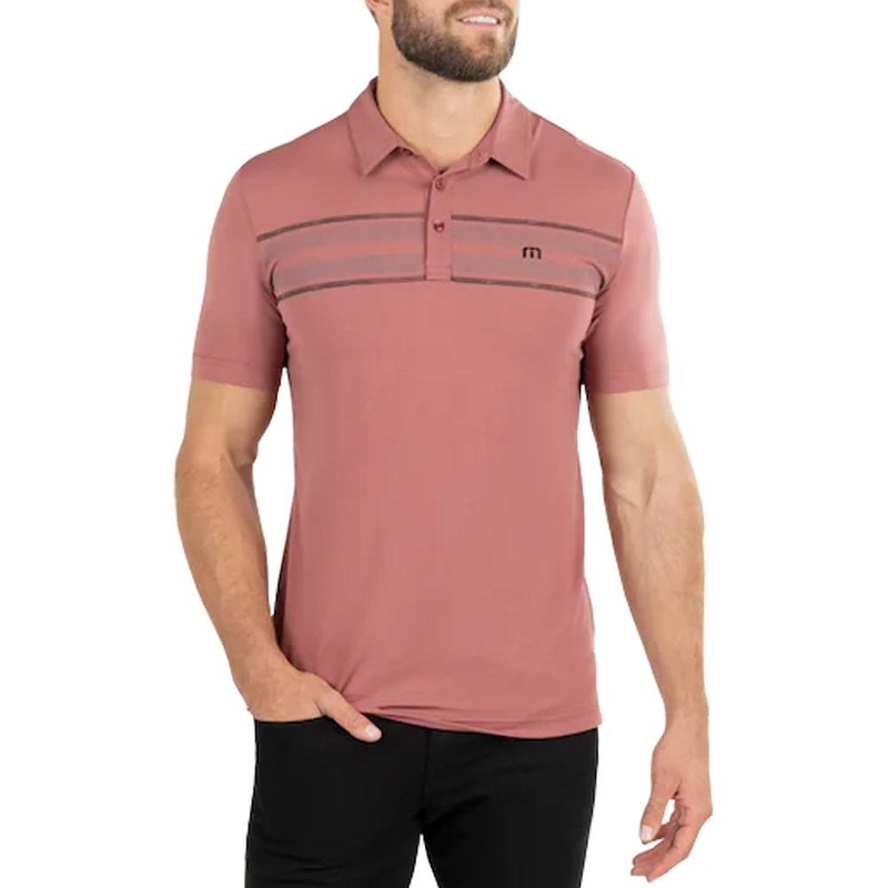 TravisMathew Red River Golf Polo Roan Rogue – FW22 Men Small