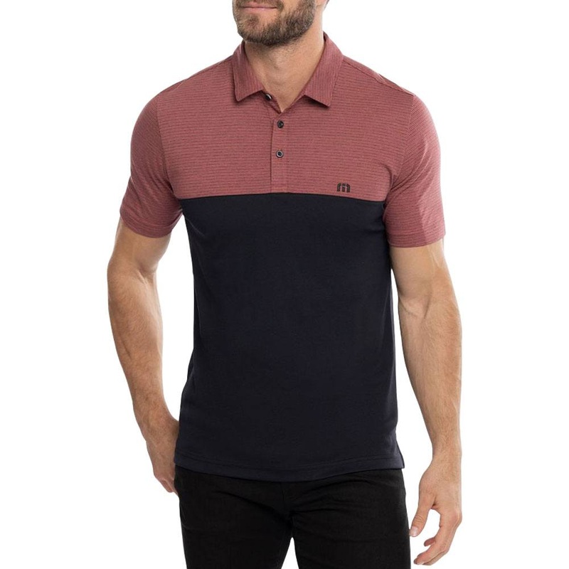 TravisMathew Riverbank Golf Polo Roan Rogue – FW22 Men Small