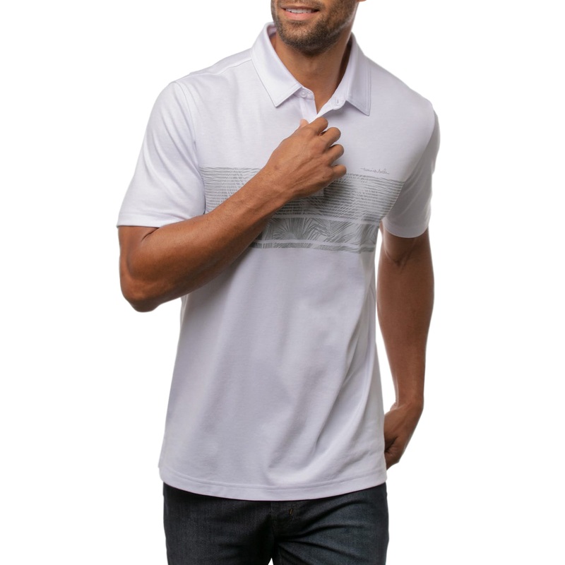 TravisMathew VIP Access Only Golf Polo White – SS21 Men Small