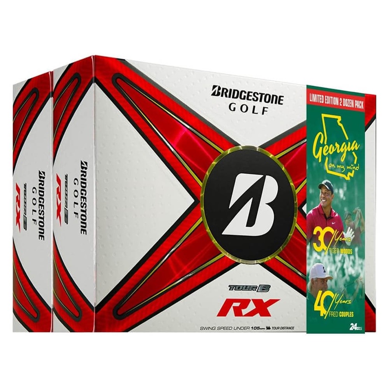 Bridgestone Tour B RX Spring Double Dozen Golf Balls 2 Dozen White