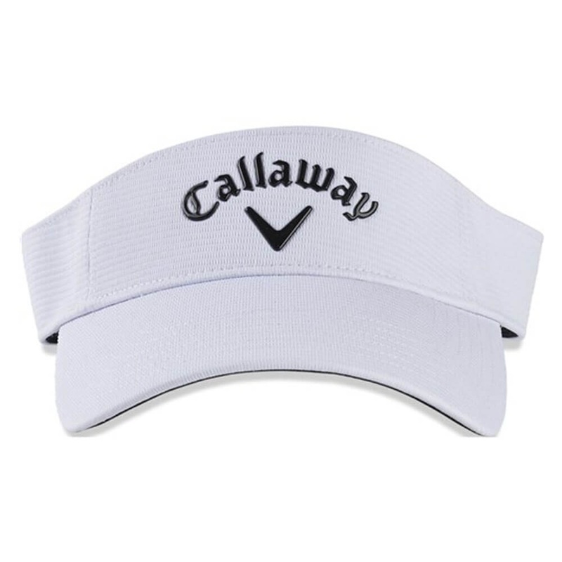 Callaway Liquid Metal Golf Visor White/Black – 22 Men One Size Fits All