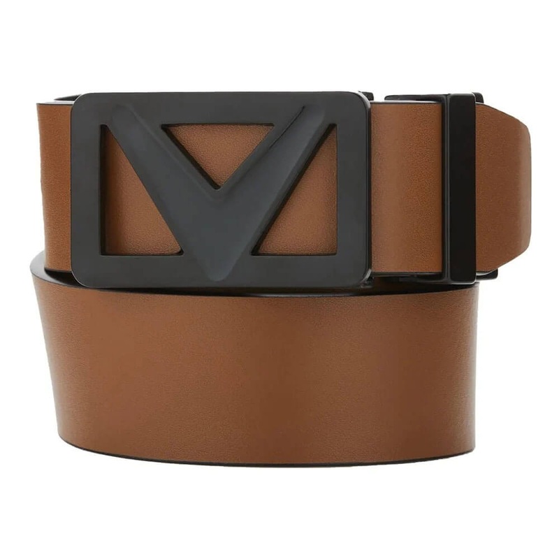 Callaway Rev Golf Belt Caviar/Brown – 25 Men One Size Fits All