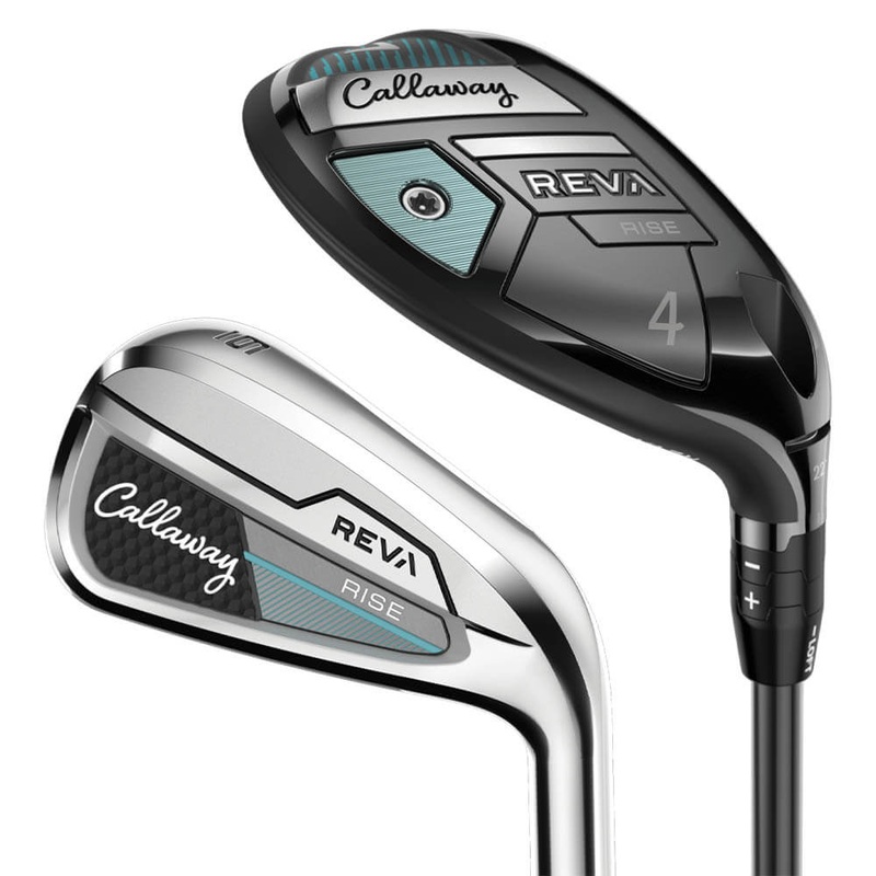 Callaway Reva Rise Hybrid Iron Set – 25 Women Right – 5-6H & 7-PW & SW Hybrids (Graphite) / Irons (Graphite) – Ladies