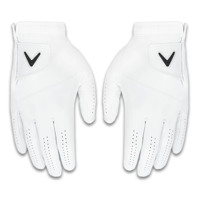 Callaway Tour Authentic Golf Glove White – 25 Men Fit to Left Hand Regular Small