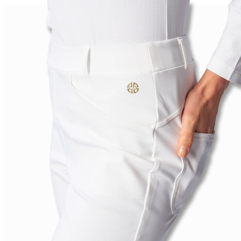 G Lifestyle Golf Pants White – SS25 Women 2