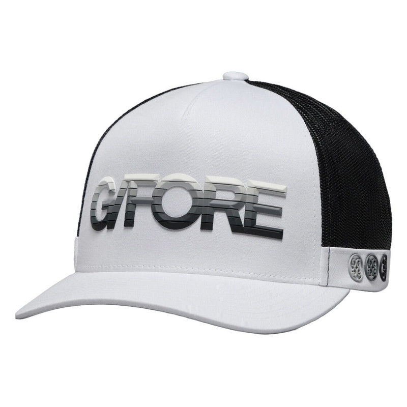 Gfore 3D Ombre G/Fore Cotton Twill Trucker Golf Cap Snow – SP25 Men One Size Fits All