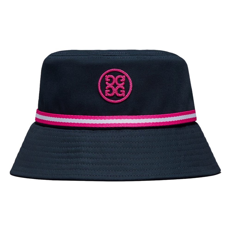 Gfore Circle G’s Drawcord Golf Bucket Hat Twilight/Knockout Pink – SP25 Men One Size Fits All