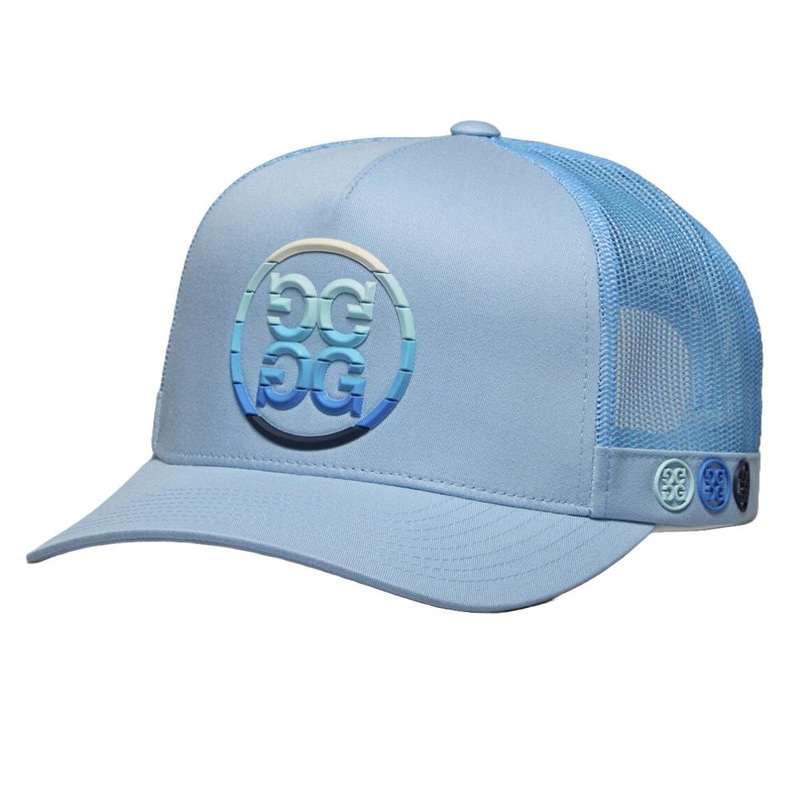 Gfore Gradient Circle G’s Cotton Twill Trucker Golf Cap Baja – SP25 Men One Size Fits All