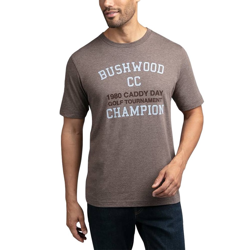 TravisMathew Caddy Day Golf T-Shirt Heather Coffee – SS19 Men Small