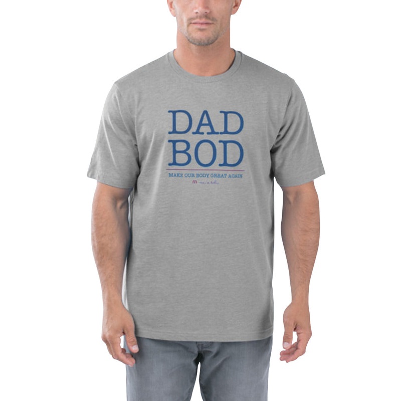 TravisMathew Dad BOD Golf T-Shirt Heather Gray – SS20 Men Small